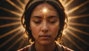 flash lumineux yeux fermés spiritualité
