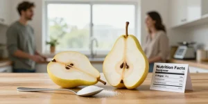 combien de sucre dans une poire