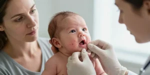 herpes dans la bouche bebe