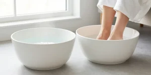 bain de pied pour circulation sanguine